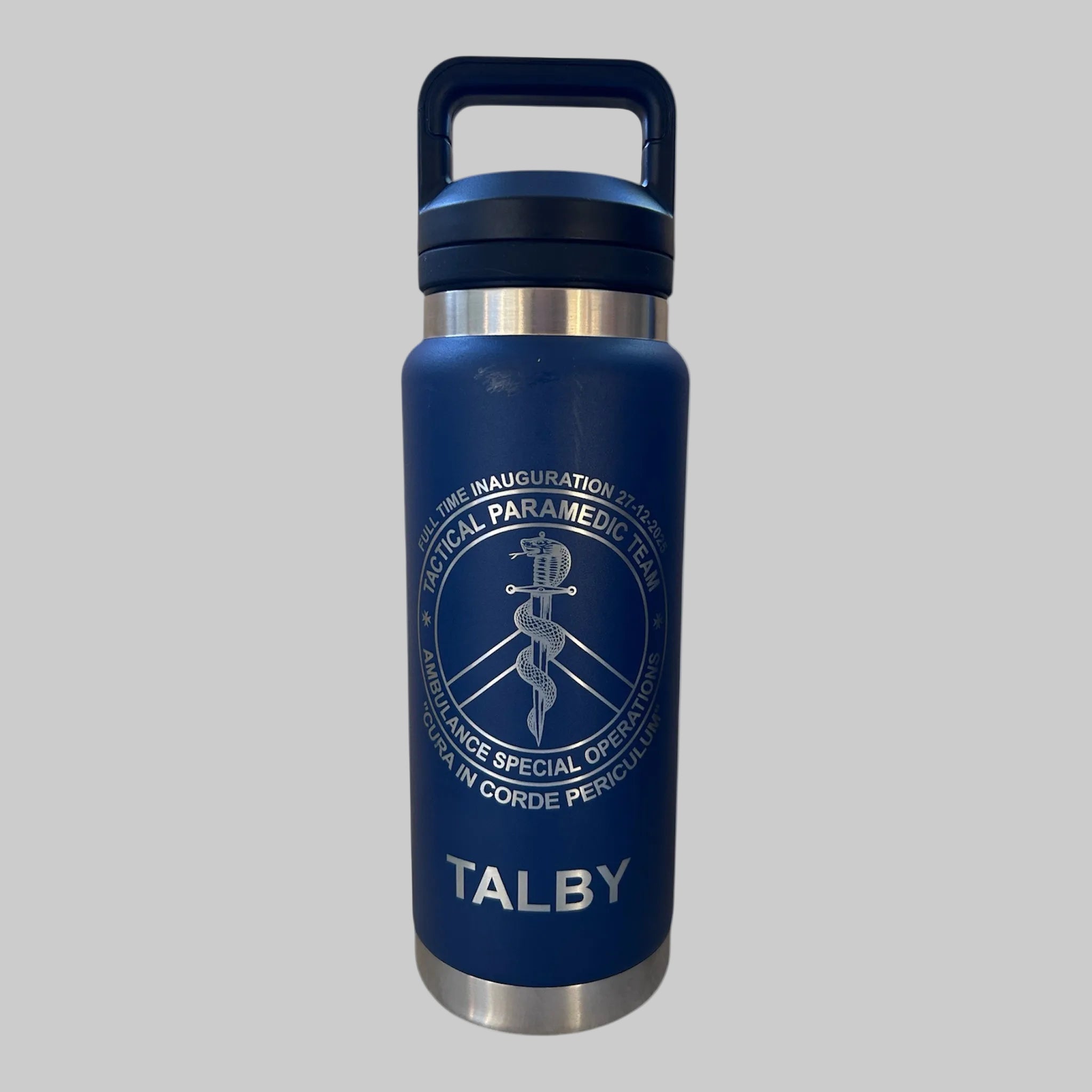Custom 800ml Stainless Steel Insulated double wall drink bottles. Plus postage