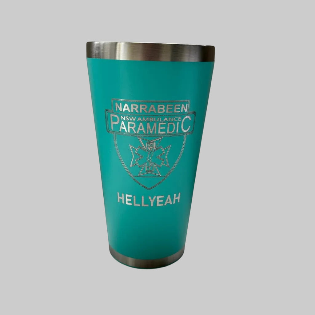 20oz Stainless Steel Tumbler: Double Wall, Mag Slide Lid, Custom Engraved