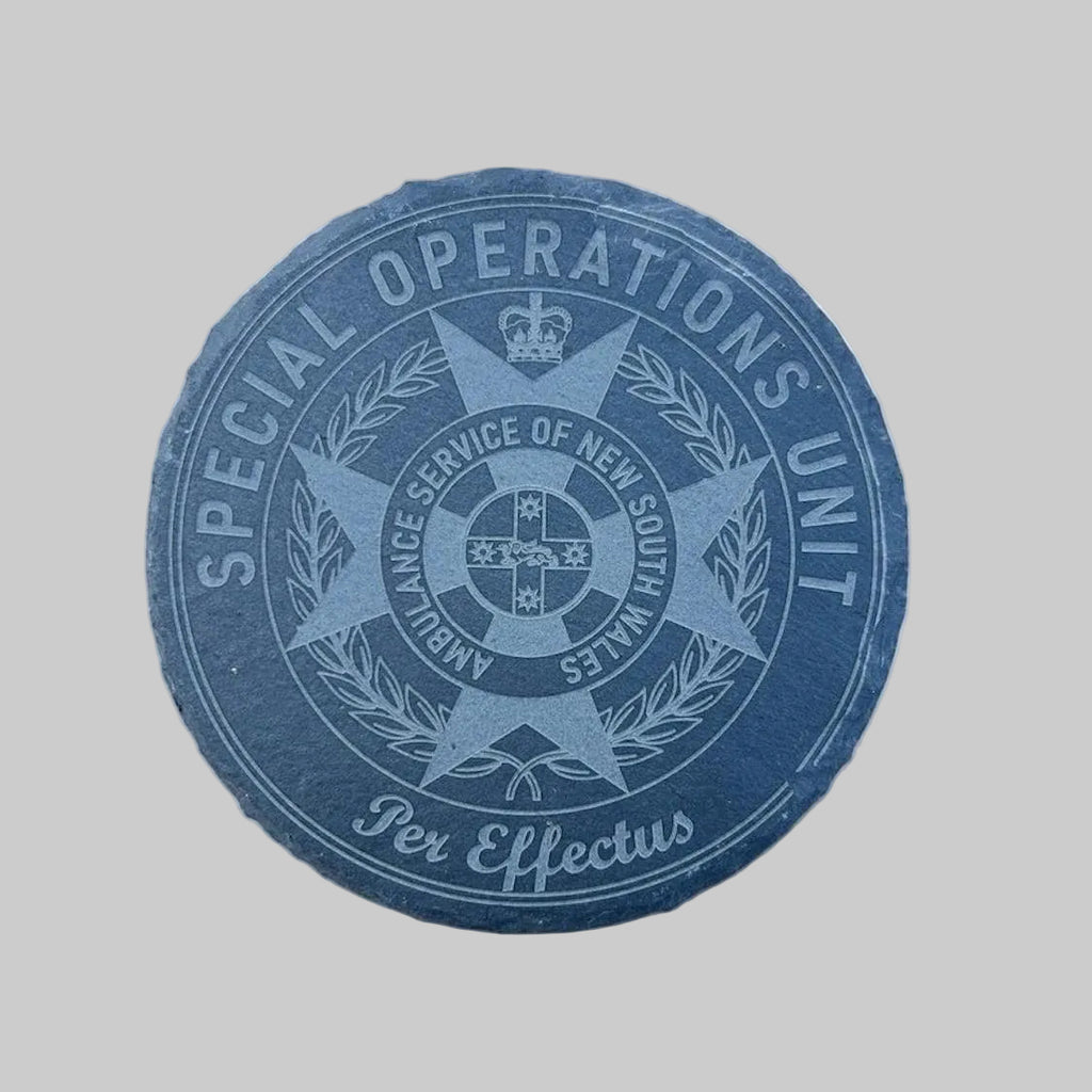 Custom Slate Coasters 100mm with stand